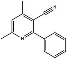 4,6-Dimethyl-2-phenyl-nicotinonitrile 구조식 이미지