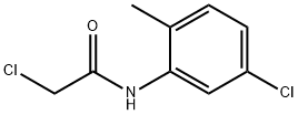 2-클로로-N-(5-클로로-2-메틸-페닐)-아세트아미드 구조식 이미지