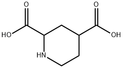 2,4-piperidinedicarboxylic acid Structure