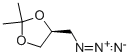 2,2-DIMETHYL-4(S)-4-AZIDOMETHYL-1,3-DIOXALANE 구조식 이미지