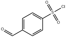 4-FORMYLBENZENESULFONYL CHLORIDE 구조식 이미지