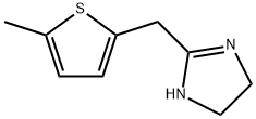1H-Imidazole,  4,5-dihydro-2-[(5-methyl-2-thienyl)methyl]- 구조식 이미지