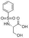 PHENYLSULFONYL-L-SERINE Structure