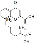 DL-lysine mono(4-oxo-4H-1-benzopyran-2-carboxylate) Structure