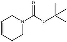 N-BOC-1,2,3,6-테트라하이드로피리딘 구조식 이미지