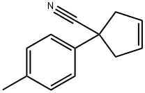1-P-TOLYLCYCLOPENT-3-ENECARBONITRILE 구조식 이미지
