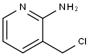 2-AMINO-3-CHLOROMETHYL PYRIDINE Structure