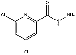 2-Pyridinecarboxylic acid, 4,6-dichloro-, hydrazide Structure