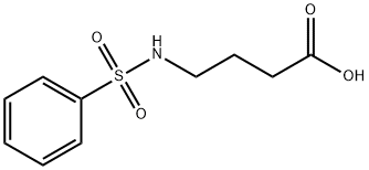 4-[(phenylsulfonyl)amino]butanoic acid Structure