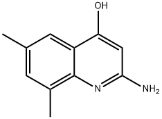 2-AMINO-4-HYDROXY-6,8-DIMETHYLQUINOLINE Structure