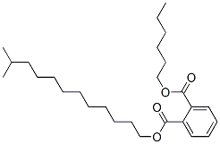 hexyl isotridecyl phthalate Structure