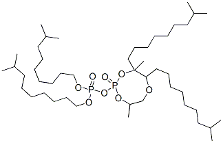 tetraisodecyl oxybis(methylethylene) diphosphate Structure