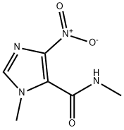 N,1-DIMETHYL-4-NITRO-1H-IMIDAZOLE-5-CARBOXAMIDE 구조식 이미지