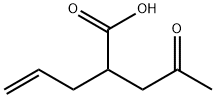 4-Pentenoic acid, 2-(2-oxopropyl)- Structure
