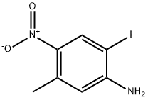 Benzenamine, 2-iodo-5-methyl-4-nitro- Structure