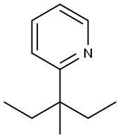 2-(1-에틸-1-메틸프로필)피리딘 구조식 이미지
