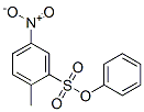 phenyl 2-methyl-5-nitrobenzenesulphonate  Structure