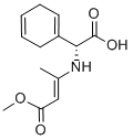 (R)-(+)-ALPHA-[(3-METHOXY-1-METHYL-3-OXO-1-PROPENYL)AMINO]-1,4-CYCLOHEXADIENE-1-ACETIC ACID, SODIUM SALT 구조식 이미지