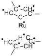 Bis(2,4-dimethylpentadienyl)ruthenium Structure