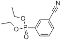 (3-CYANO-PHENYL)-PHOSPHONIC ACID DIETHYL ESTER Structure