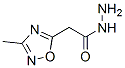 1,2,4-Oxadiazole-5-acetic  acid,  3-methyl-,  hydrazide Structure