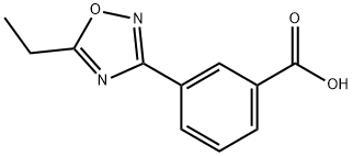 3-(5-ETHYL-1,2,4-OXADIAZOL-3-YL)BENZOIC ACID Structure