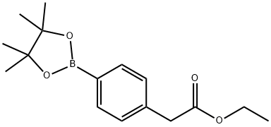 4-(에톡시카르보닐메틸)페닐보론산,피나코 구조식 이미지