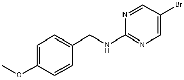 5-브로모-N-(4-메톡시벤질)피리미딘-2-아민 구조식 이미지