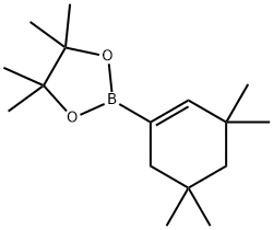 1,3,2-Dioxaborolane, 4,4,5,5-tetraMethyl-2-(3,3,5,5-tetraMethyl-1-cyclohexen-1-yl) 구조식 이미지