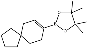 4,4,5,5-TETRAMETHYL-2-(SPIRO[4.5]DEC-7-EN-8-YL)-1,3,2-DIOXABOROLANE Structure