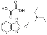 5,N-Diethyl-2-(1H-imidazo(4,5-b)pyridin-2-yloxy)ethanamine ethanedioat e (1:1) 구조식 이미지