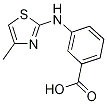 3-(4-Methyl-thiazol-2-ylamino)-benzoic acid 구조식 이미지