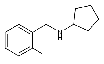 N-Cyclopentyl-2-fluorobenzylaMine, 97% Structure