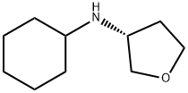 3-N-CYCLOHEXYL-TETRAHYDROFURAN-3-YL-AMINE HYDROCHLORIDE Structure