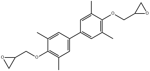 4,4'-Bis(2,3-epoxypropoxy)-3,3',5,5'-tetramethylbiphenyl Structure