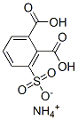 ammonium dihydrogen 3-sulphonatophthalate Structure