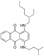 1-[(2-ethylhexyl)amino]-4-[(3-methylbutyl)amino]anthraquinone 구조식 이미지