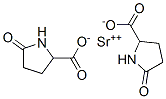 strontium bis(5-oxo-DL-prolinate) Structure