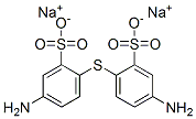 disodium 2,2'-thiobis[5-aminobenzenesulphonate] Structure