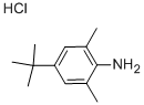 4-TERT-BUTYL-2,6-DIMETHYLANILINE HCL 구조식 이미지