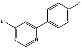 4-브로모-6-(4-플루오로페닐)피리미딘 구조식 이미지