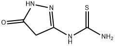 Urea,  1-(5-oxo-2-pyrazolin-3-yl)-2-thio-  (7CI) Structure