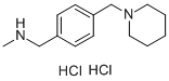 N-METHYL-N-[4-(PIPERIDIN-1-YLMETHYL)BENZYL]AMINE DIHYDROCHLORIDE Structure