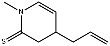 2(1H)-Pyridinethione,  3,4-dihydro-1-methyl-4-(2-propen-1-yl)- Structure