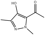 Ethanone,  1-(4-hydroxy-1,3-dimethyl-1H-pyrazol-5-yl)- Structure