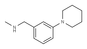 N-METHYL-N-(3-PIPERIDIN-1-YLBENZYL)AMINE Structure