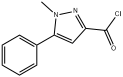 1-METHYL-5-PHENYL-1H-PYRAZOLE-3-CARBONYL CHLORIDE Structure