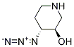 (3R,4R)-4-azidopiperidin-3-ol Structure