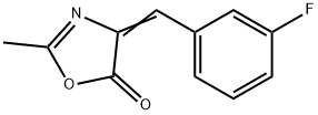 5(4H)-Oxazolone, 4-[(3-fluorophenyl)Methylene]-2-Methyl- Structure