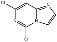 5,7-디클로로이미다조[1,2-c]피리미딘 구조식 이미지
